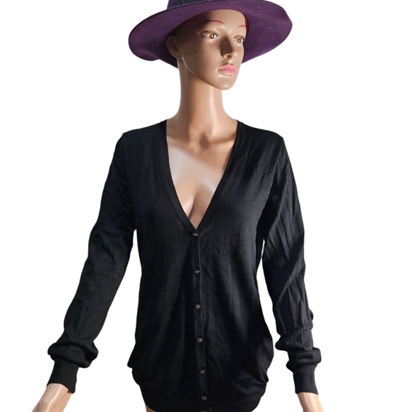 Gianni Versace Medusa Button Wool Cardigan Sweater black - Picture 4 of 9